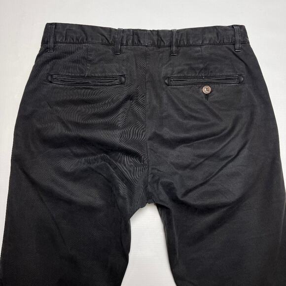 Todd Snyder Stretch Twill Chino SIZE 28 x 32 Black Garment Washed Slim Fit Pants - Picture 5 of 11